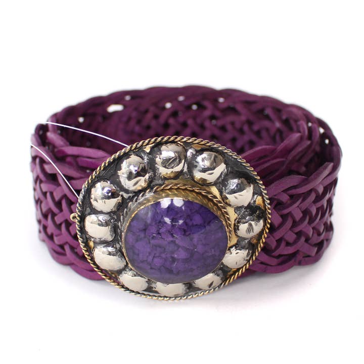 Logionline SLU - Wholesale Belt – Women's - Leather Belt with Round Buckle - Medium1