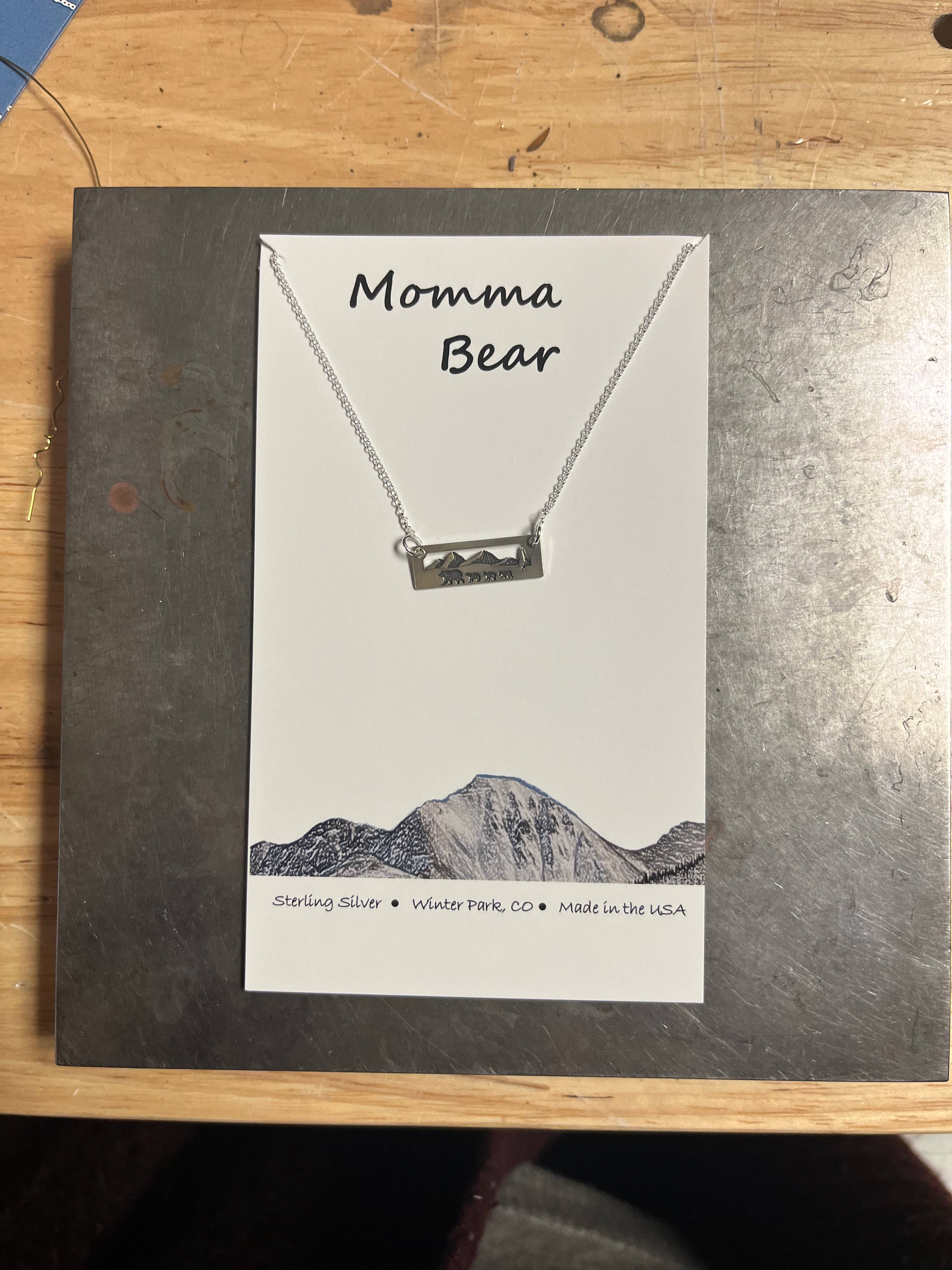 Altitude Jewelry - Wholesale Pendant/Charm Necklace - Momma Bear Three Cub4