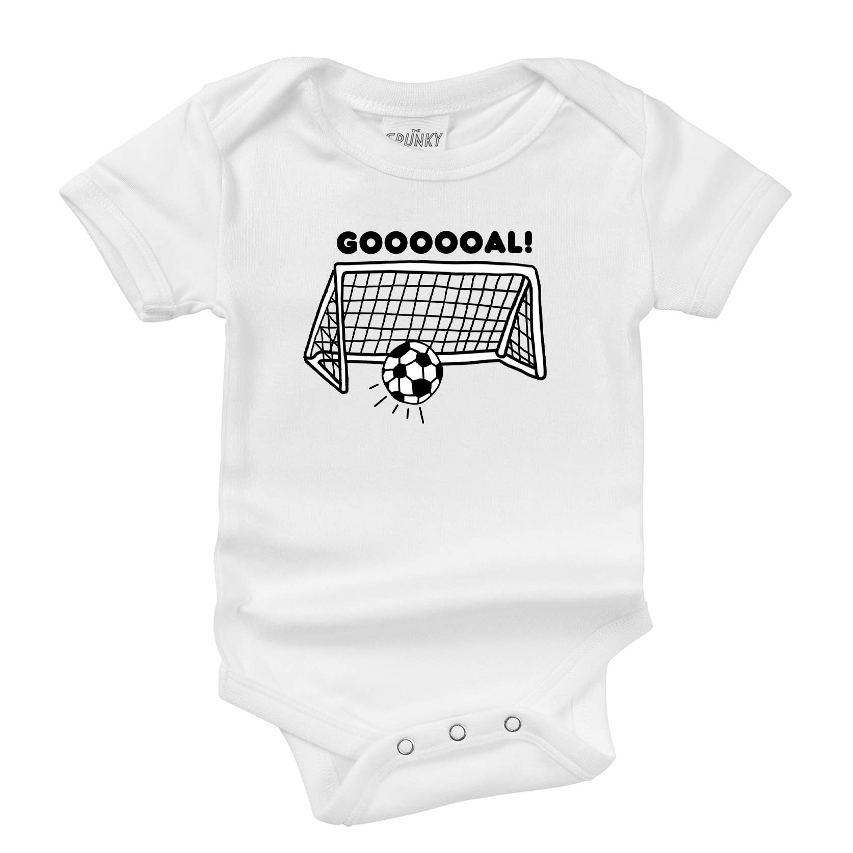 Spunky Stork - Wholesale Screen Printed T-Shirt - Kids - Soccer Goal World Cup Organic Cotton Baby and Toddler Shirt0