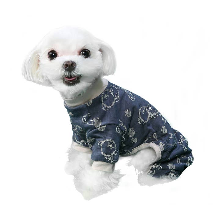 Gray Milo Pajama for wholesale by Pooch Outfitters