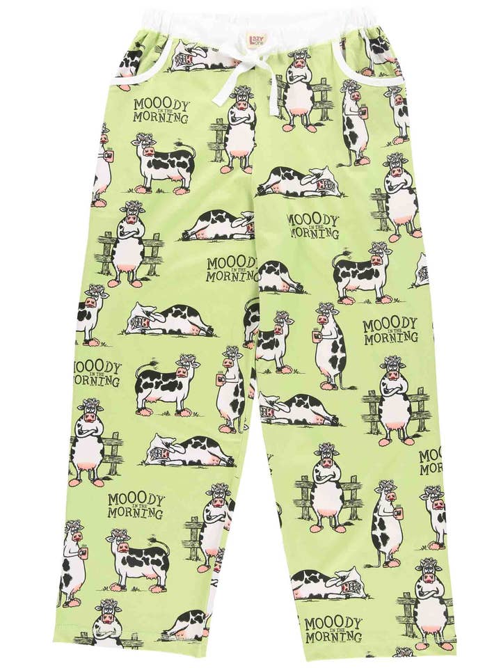 Moody in Morning Green Women's Pajama Pant for wholesale by Lazy One