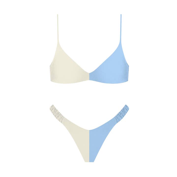 B22058-2 Blue Cream for wholesale by Sundaze Brunch