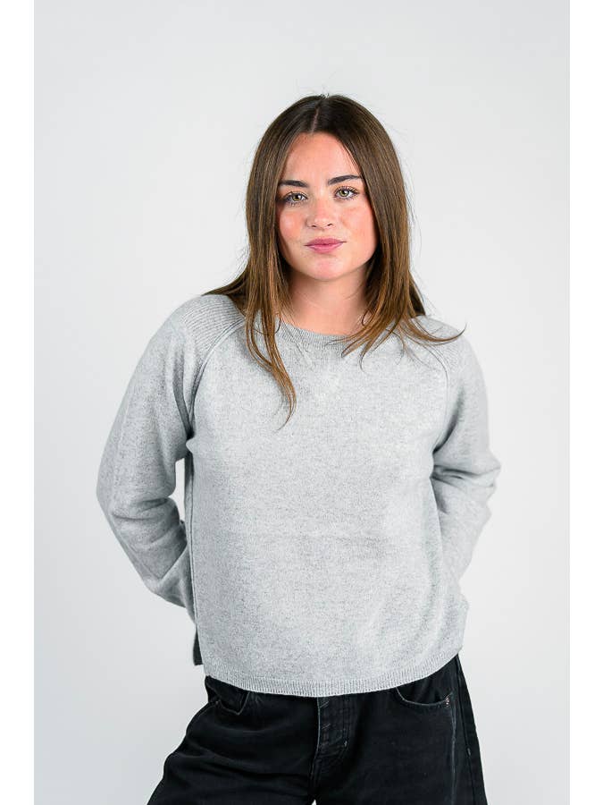 Heather Grey Nash Athletic Crew for wholesale on Faire