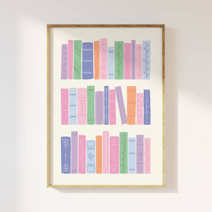 Håndtegnede Bøger Tryk for engroshandel hos April Lane Art