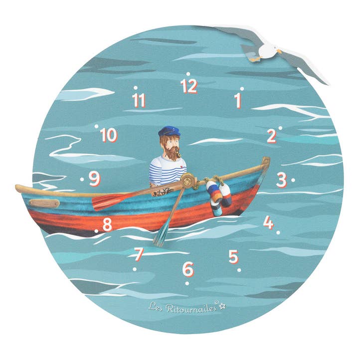 clock time Michel Bellepêche for wholesale by Les Ritournailes