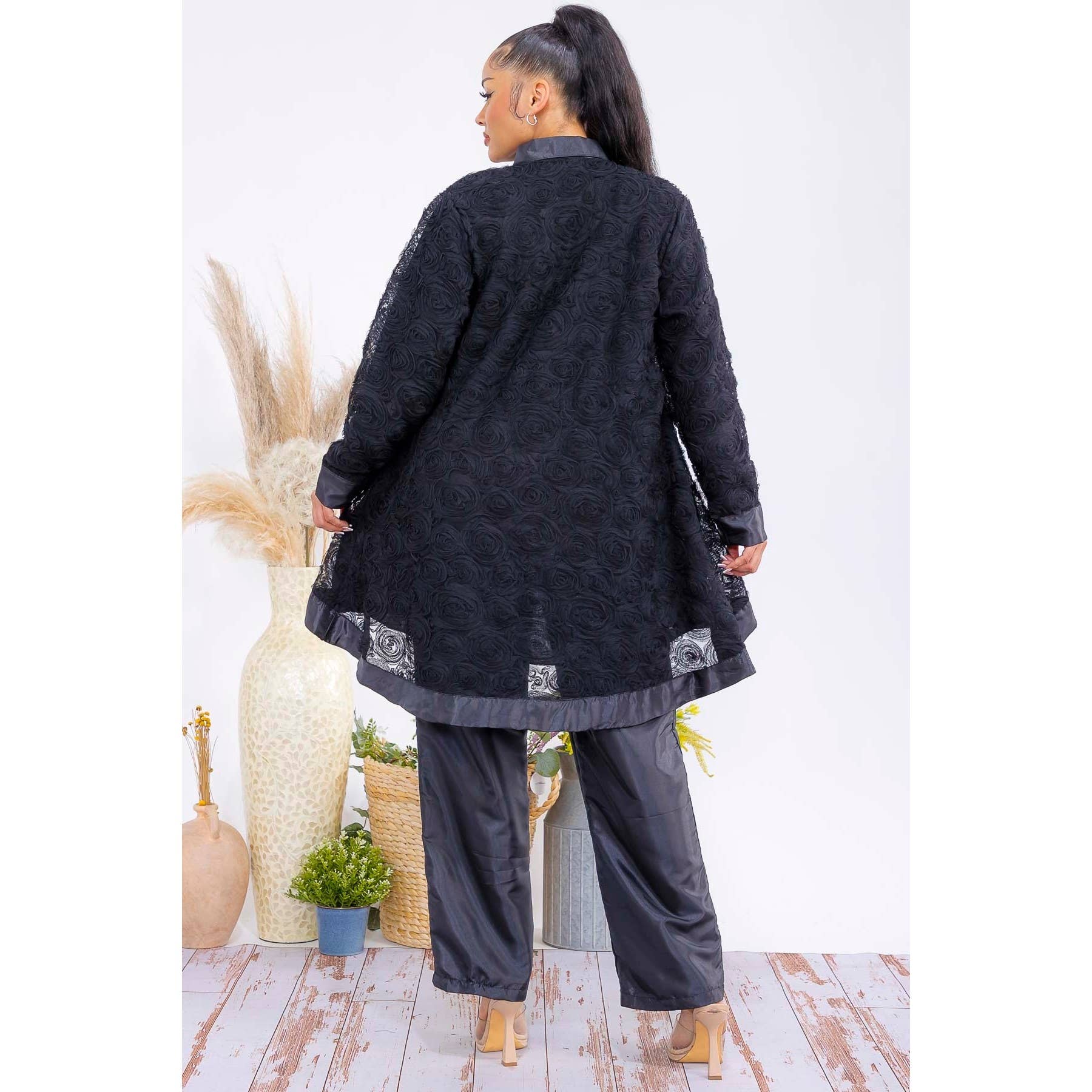 DORCAS - Wholesale Top & Pant Set (NOT Loungewear) - Women's - Plus Size Two Piece Tunic Top and Pant Set8