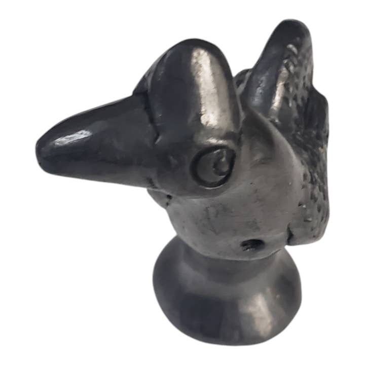 The Little Pueblo – Estatueta decorativa por atacado – Figura de Pássaro de Barro Negro de Oaxaca, México2