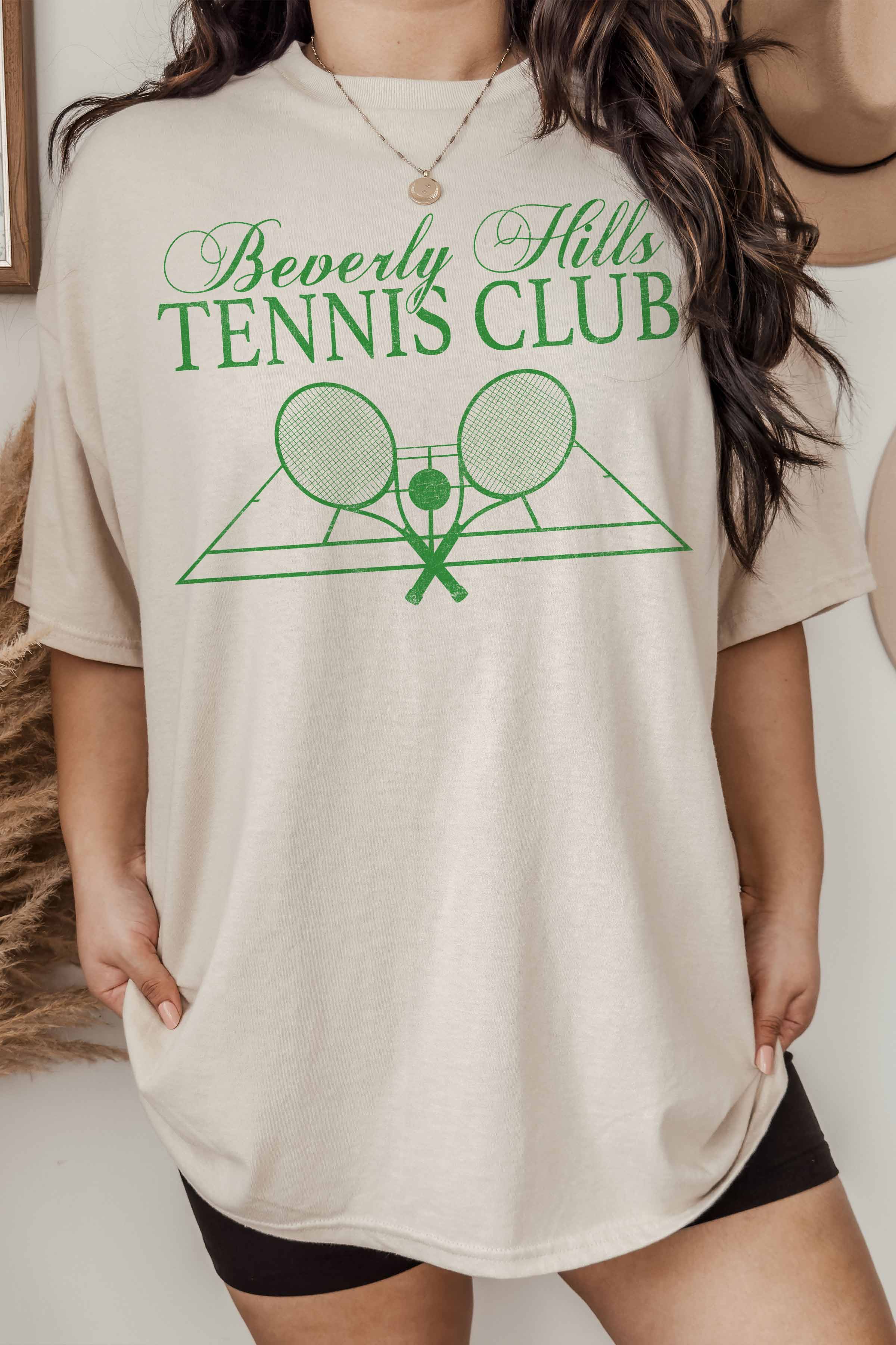 GOOD DAY STREET – wholesale Tunic – Women’s – [G1502X-OTS]-BEVERLY HILLS TENNIS CLUB OVERSIZED GRAPHIC TEE3