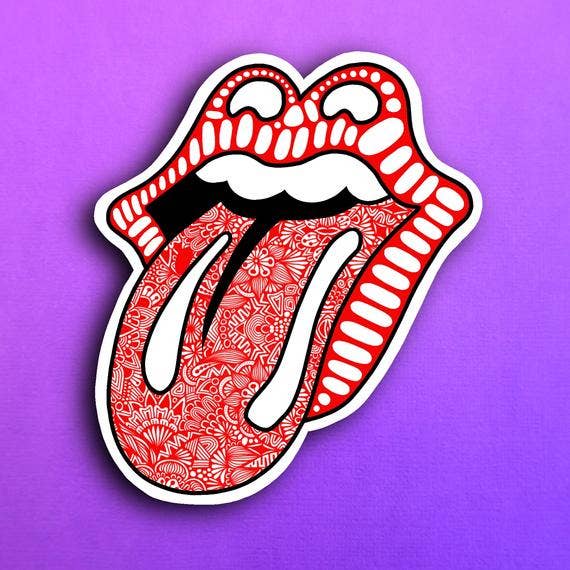 Autocollant RS Tongue (IMPERMÉABLE) pour la vente par Zenspire Designs