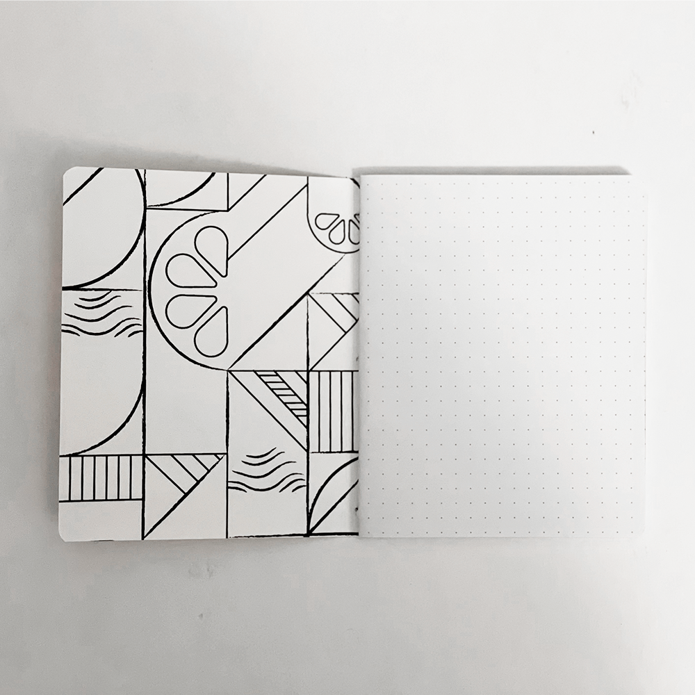 Ginger & Lime Print Shop - Vente Cahiers - Carnet d'essai de poche - Tangle OG2