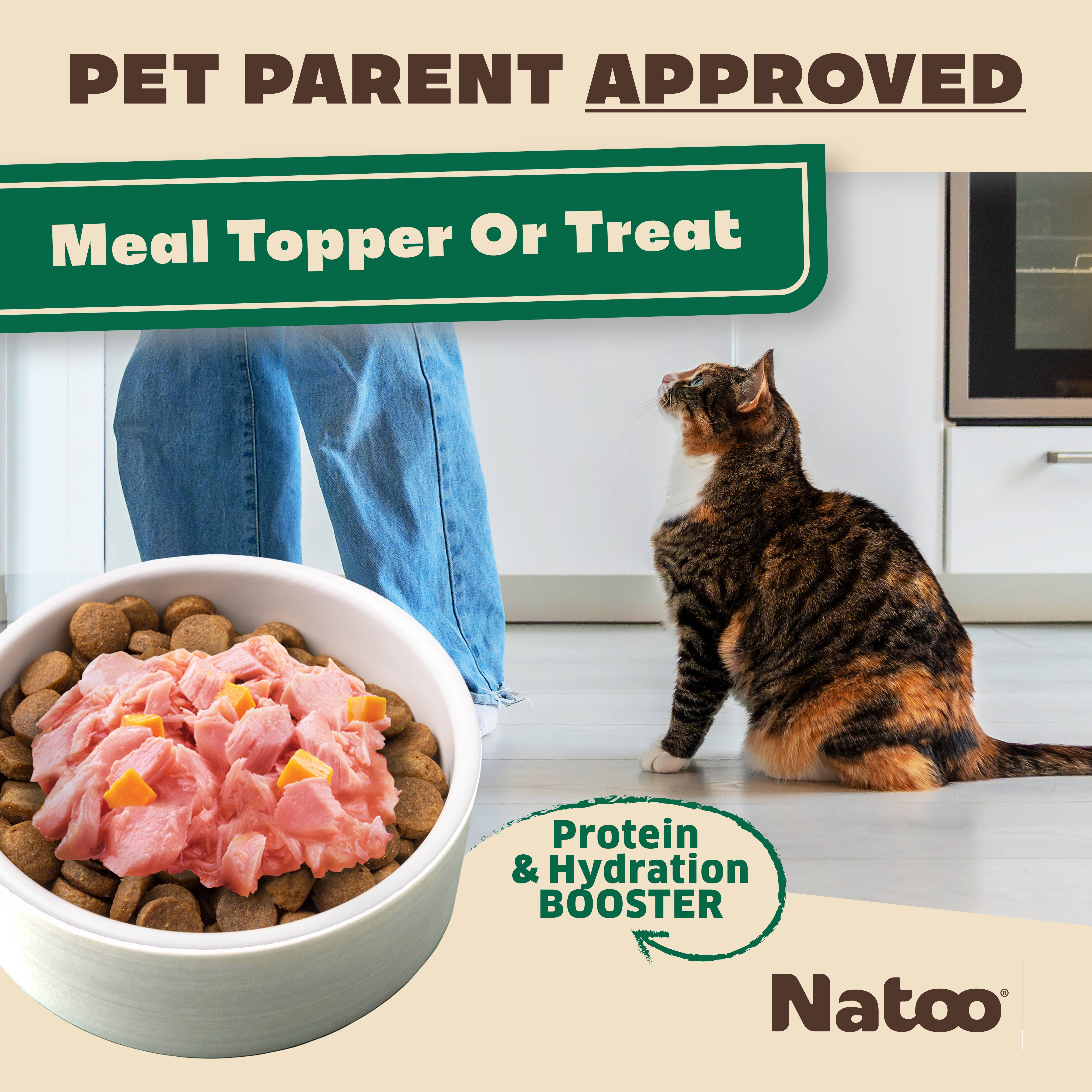 Natoo Petfoods - Wholesale Pet Food - Cat - Natoo Topper for Cats - Salmon with Pumpkin3