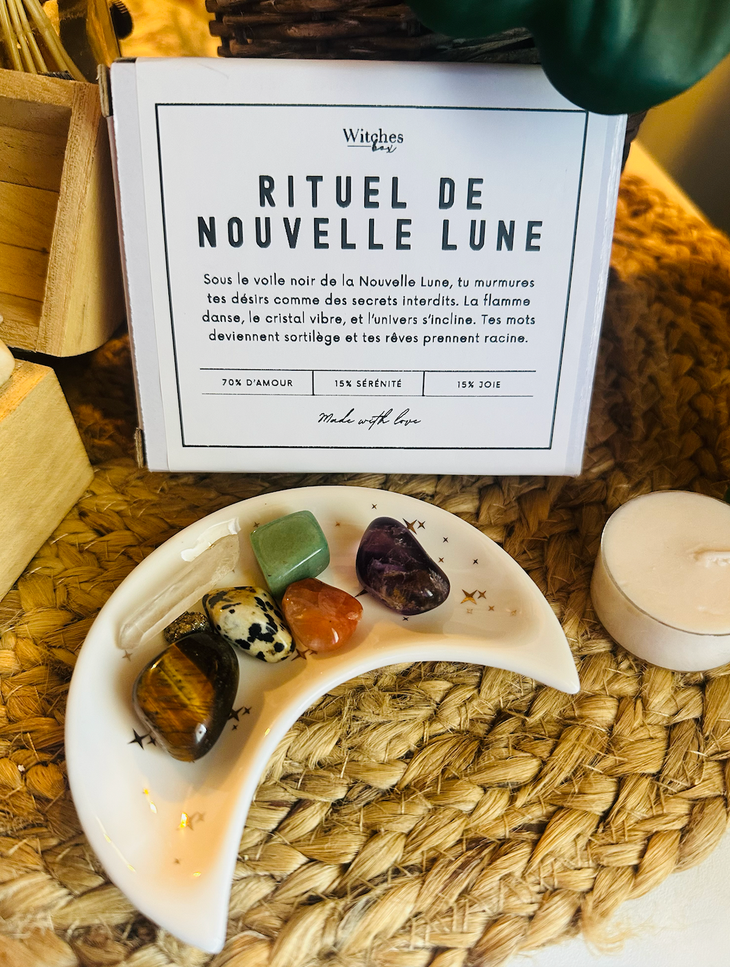 Witches box - Wholesale Jewelry Dish - Ceramic Moon (jewelry/crystal holder)1