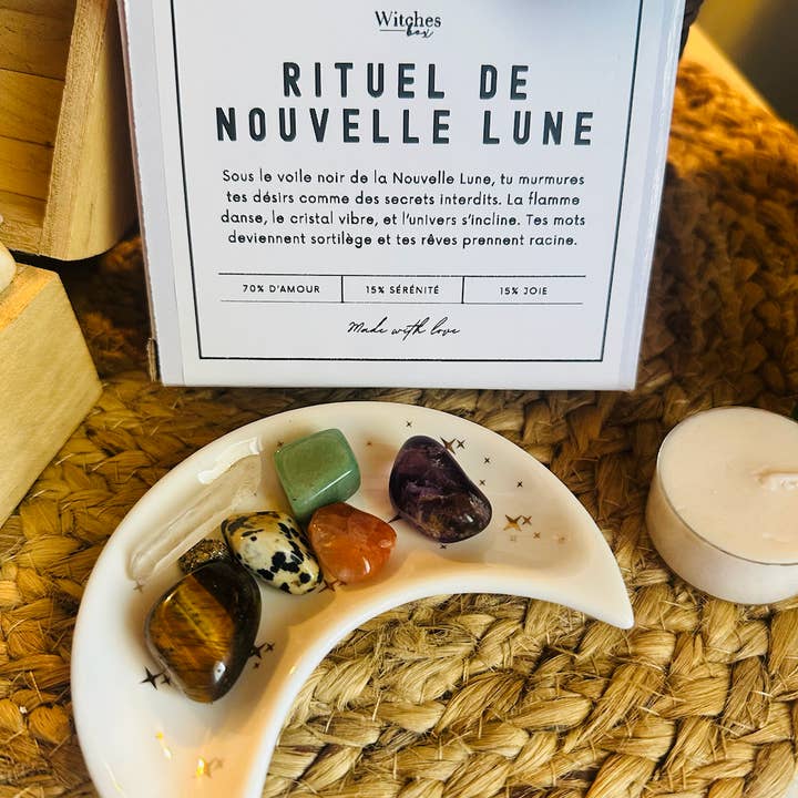 Witches box - Wholesale Jewelry Dish - Ceramic Moon (jewelry/crystal holder)1