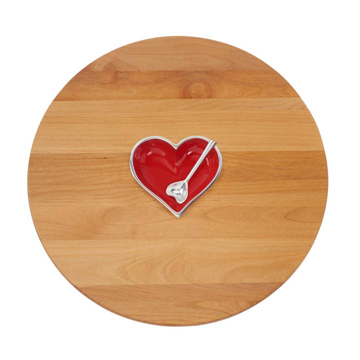 Inspired Generations - Wholesale Serve Bowl - Medium Groovy Heart with Groovy Spoon