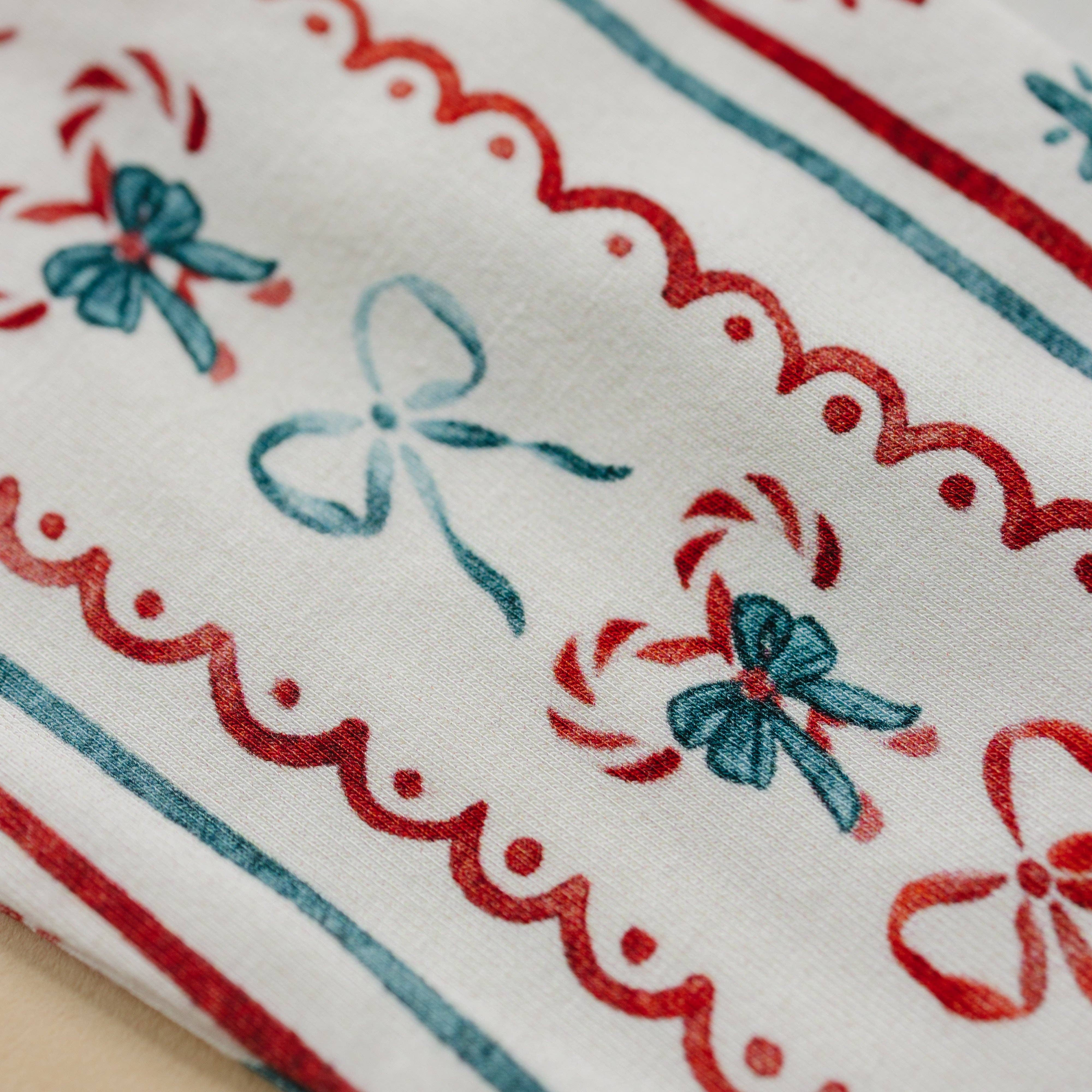 Little Joy Co. - Wholesale Sleepwear Set - Kids - Candy Cane Lane Bamboo Christmas Pajamas - 2pc Set1