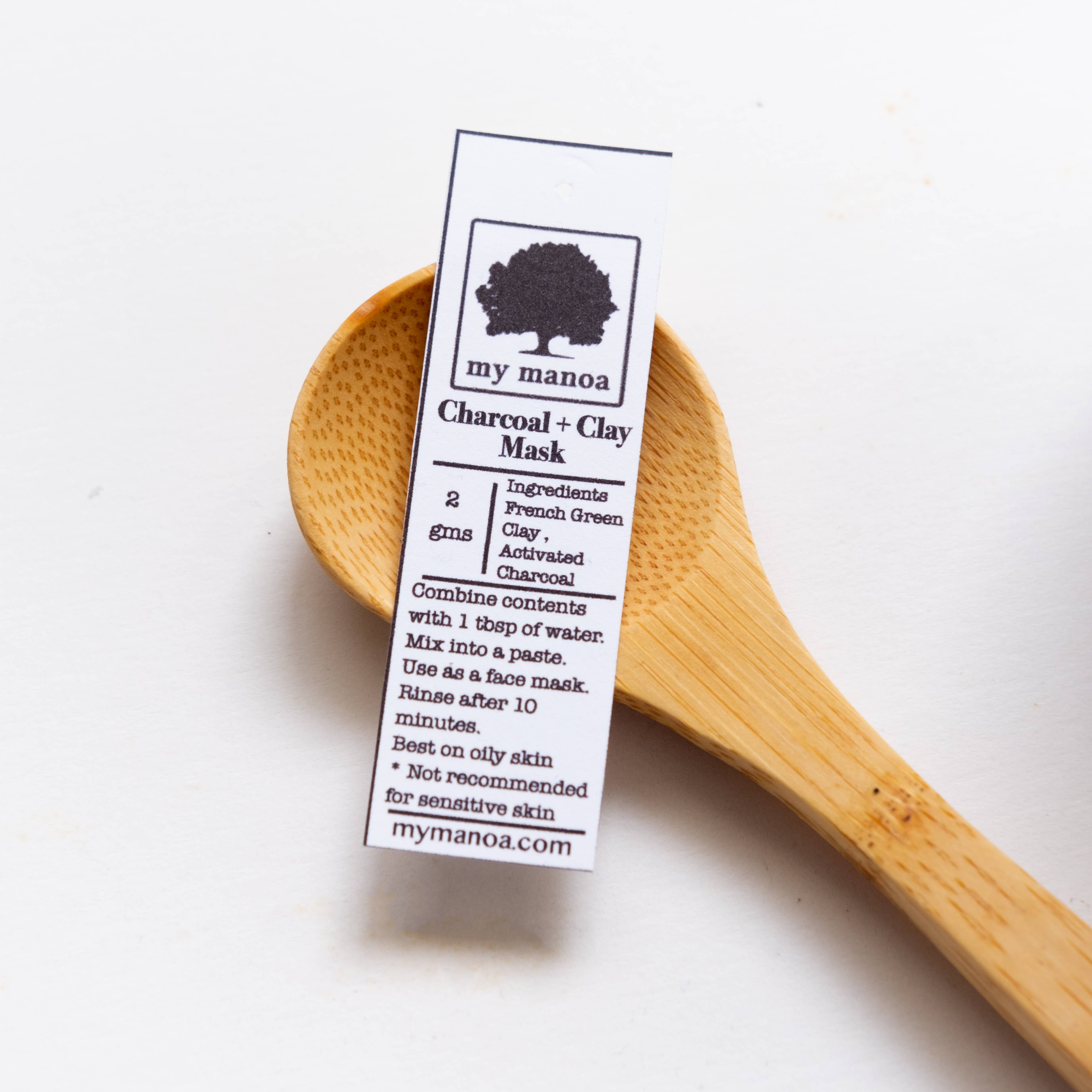 My Manoa - Vente Masque pour le visage - Masque au charbon et à l'argile française2