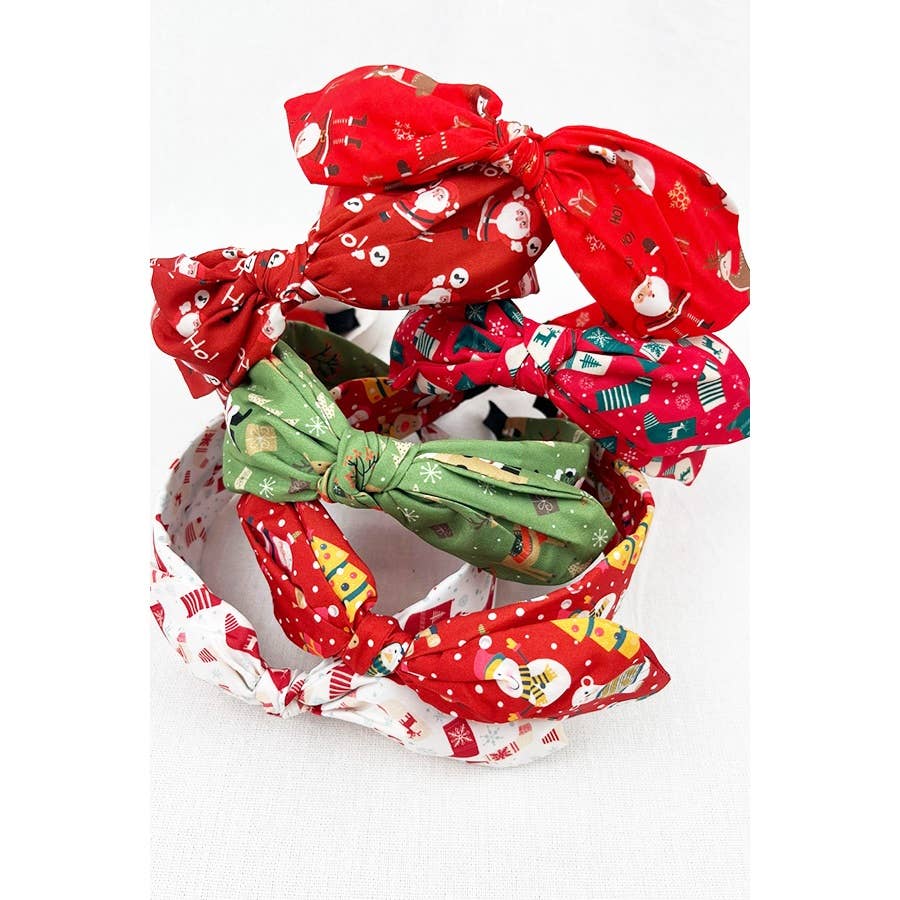 MÉLANGER LA COULEUR Bandeau à Thème de Noël - Design Noué avec Style en vente sur Faire7