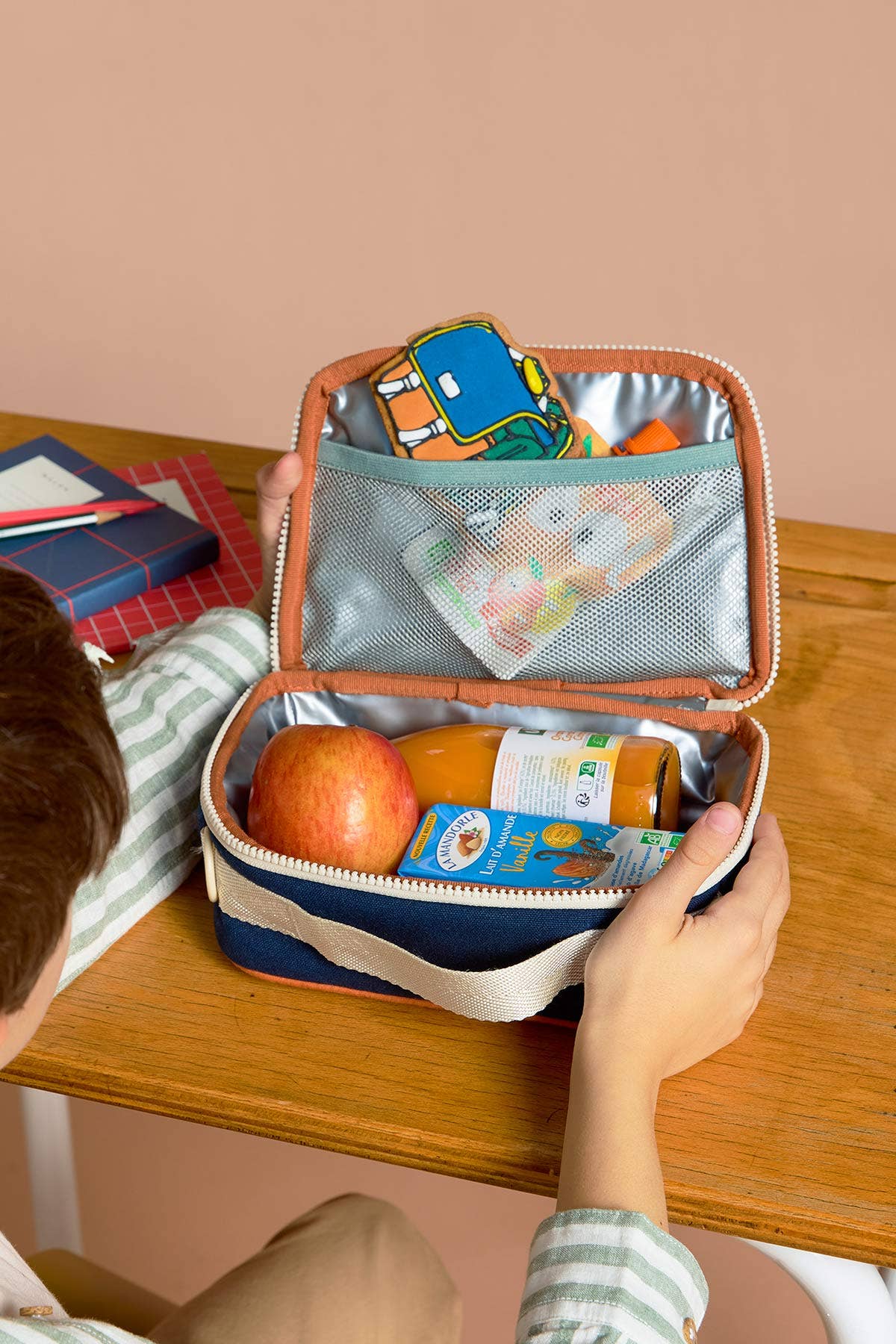 Hindbag – Engroshandel Madpose/-kasse – Børn – Elsa Tricolore Salvie børnefrokostpose1