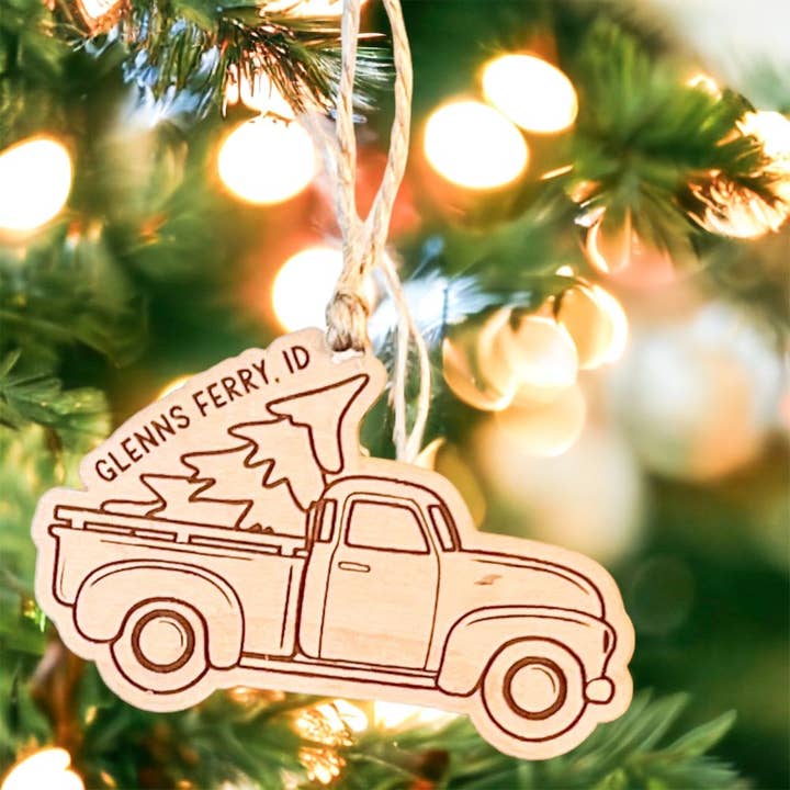 Wild Larch Creative - Wholesale Ornament - CUSTOM Wood Christmas Ornament | Sustainable Rustic Vintage