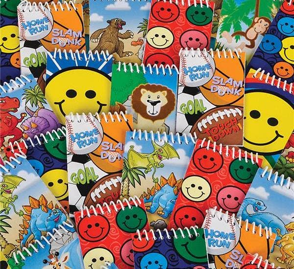 La Luna Bella - Toys - Vendita all'ingrosso Quaderni - ASSORTIMENTO DI TACCUINI A SPIRALE DA 3,5" (72 PEZZI/BUSTA) LLB Stationary1