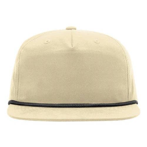 Kodiak Wholesale - Wholesale Flat Brim Cap - Unisex - Richardson 256 Umpqua Rope Snapback Cap - Custom Leather Patch Hat | No Minimals | Volume Tiered Pricing