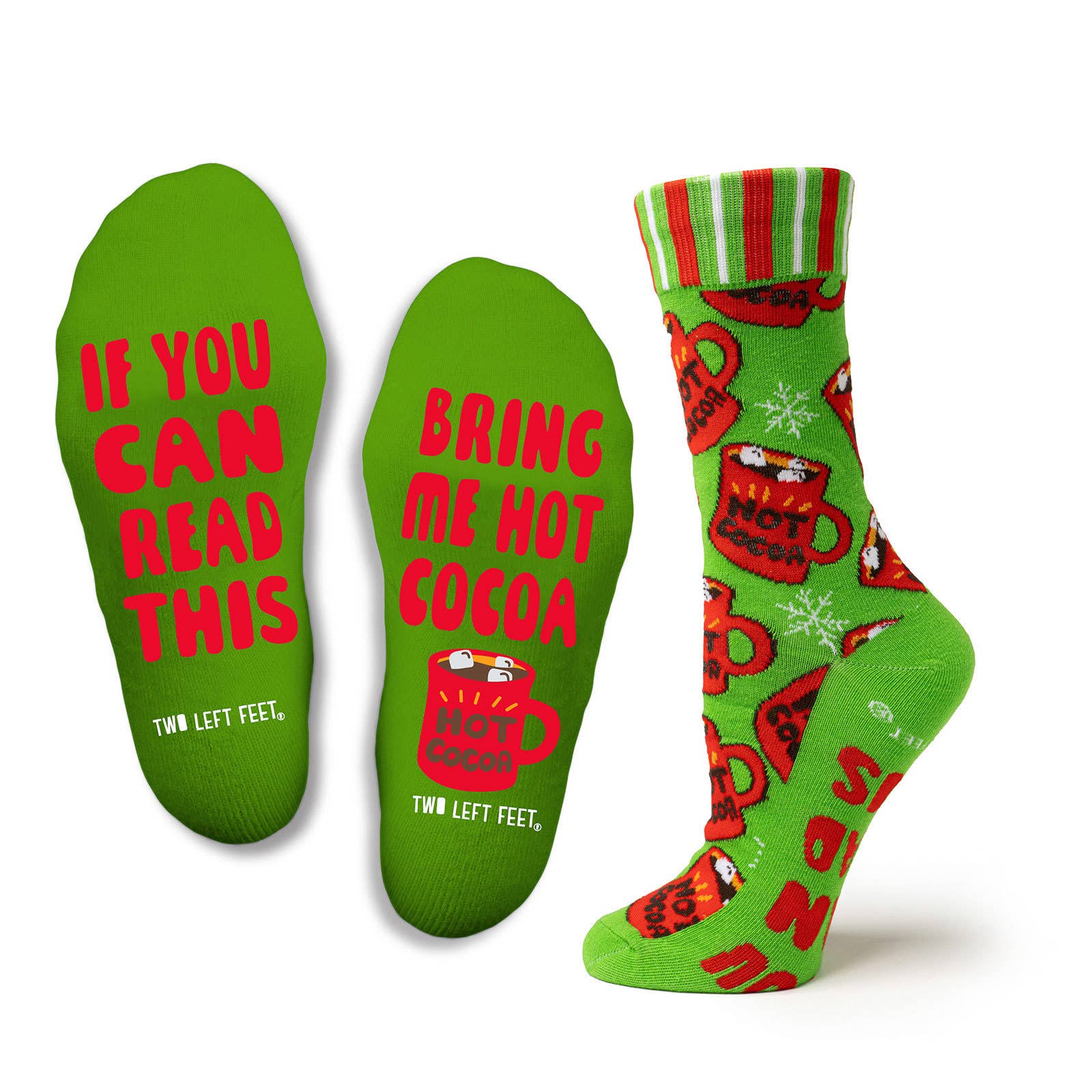 DM Merchandising - Wholesale Socks - Unisex - Two Left Feet Christmas 2nd generation Socks Open Stock4