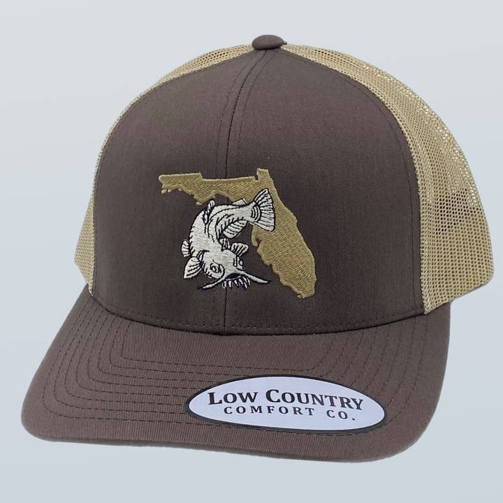 Chapeau Florida Catfish Marron/Kaki pour la vente par Riverbed Threads