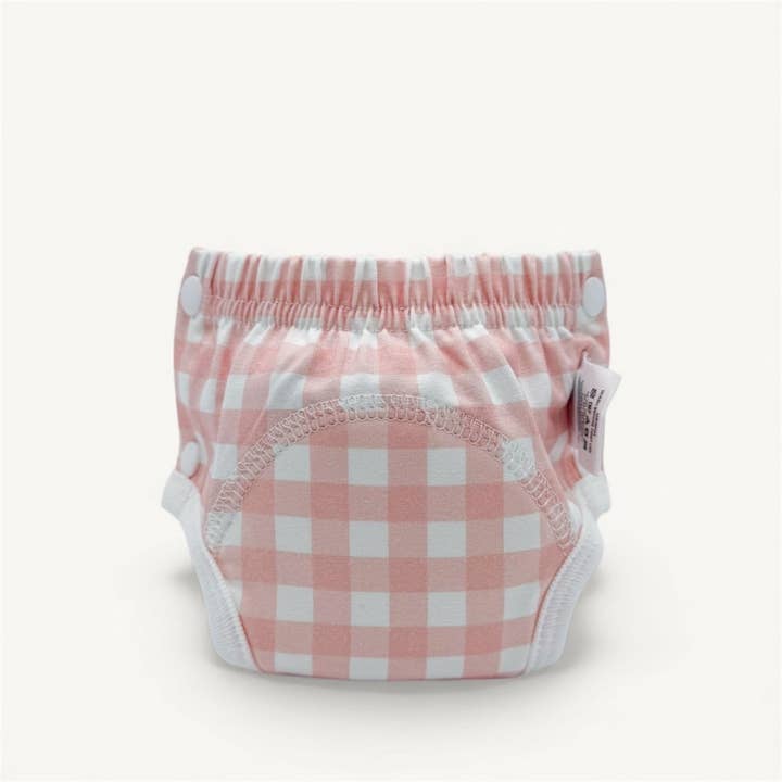 Toilet Training Undies Pants | Pink Gingham for wholesale by Mimi and Co