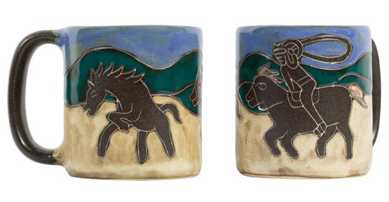 Galleyware - Wholesale Coffee Mug - Mara Stoneware Cowboy Mug0