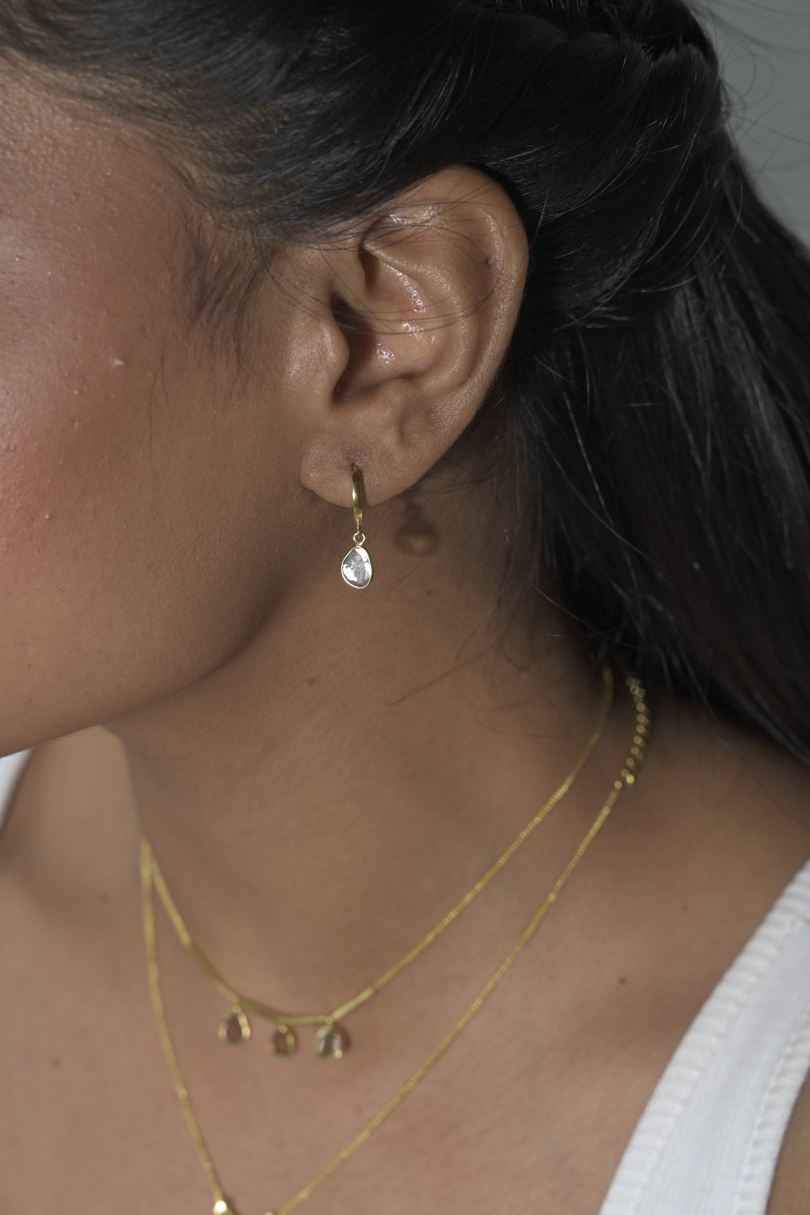 Shana Gulati Jewelry - Wholesale Dangle Earrings - Aneel Gold Vermeil  Drop Earrings1