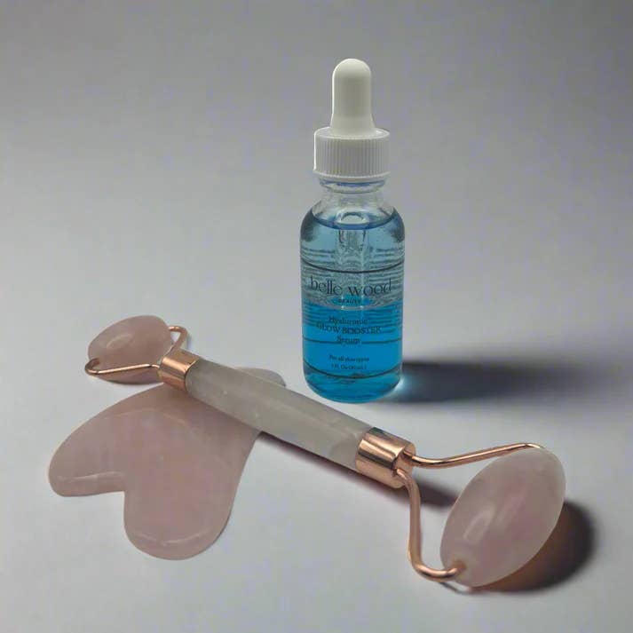 Rose Quartz Gua Sha Kit for wholesale by Aesthetic Center