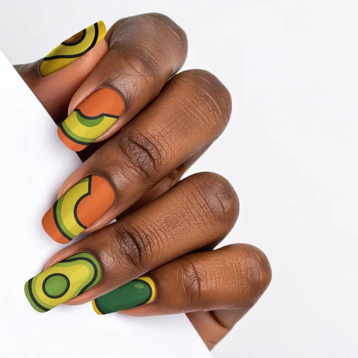 FYNE BODY - Wholesale Press-on/fake nails - Avocado Blossom Delight Avocado Press-On Nails94