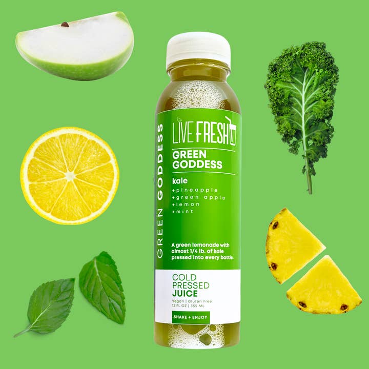 Live Fresh Juicery - Wholesale Wellness Juice/Tonic - Green Power Pack1