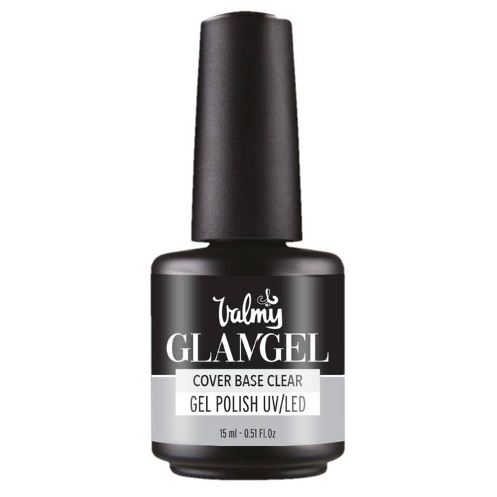 Valmy Semipermanente Glamgel Base Cover Clear para venta al por mayor de Valmy