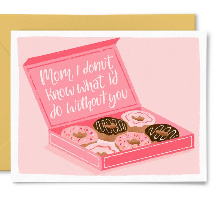 Tarjeta de felicitación del día de la madre con forma para venta al por mayor de Paper Bunny Press