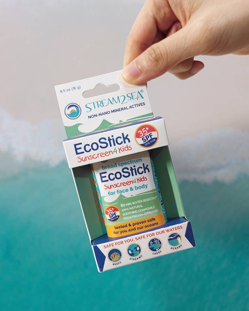 Stream2Sea – Großhandel Sonnencremes – EcoStick Sonnencreme für Kinder | SPF 352