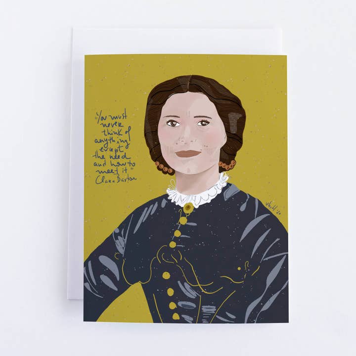 Violet Red Studio - Wholesale Everyday Greeting Card - Clara Barton