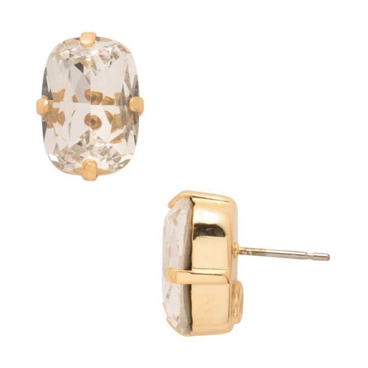 Clear Nia Oval Stud Earrings - EDG66BGCRY for wholesale on Faire0