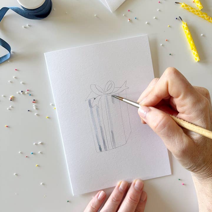 emily lex studio - Wholesale Stationery/Notecard Set - celebrate paintable notecards
