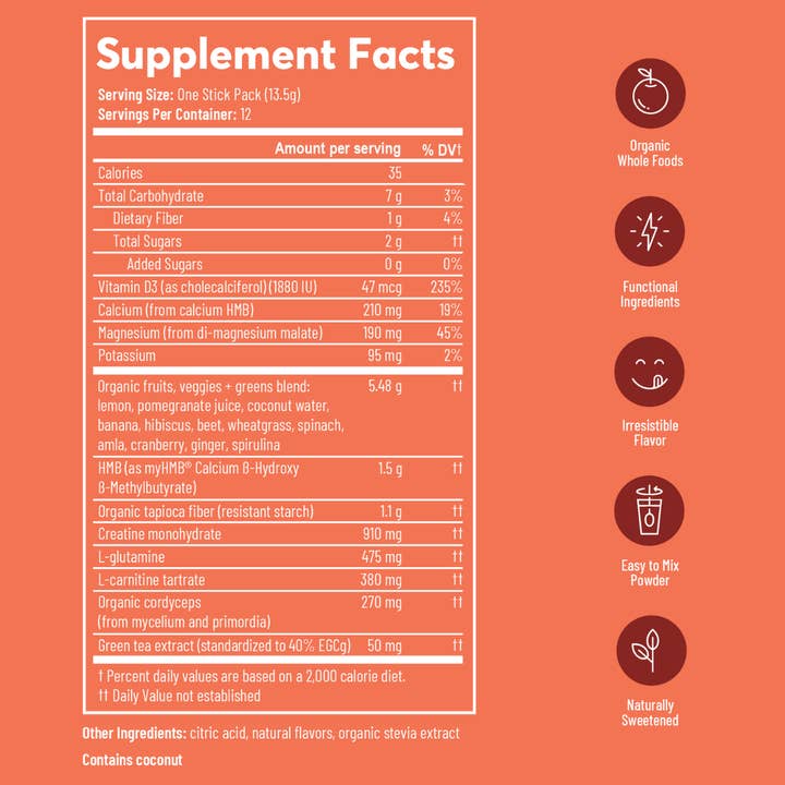 Farmana - Wholesale Protein/Superfood Powder - Workout + Energize - Functional Superfood Pre-Workout Blend3