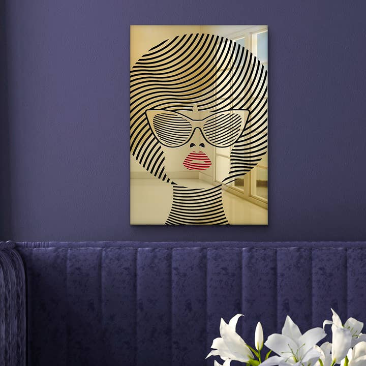 70s Beauty |Acrylic Wall Art | Decorative Wall Mirror for wholesale by 4ArtWorks