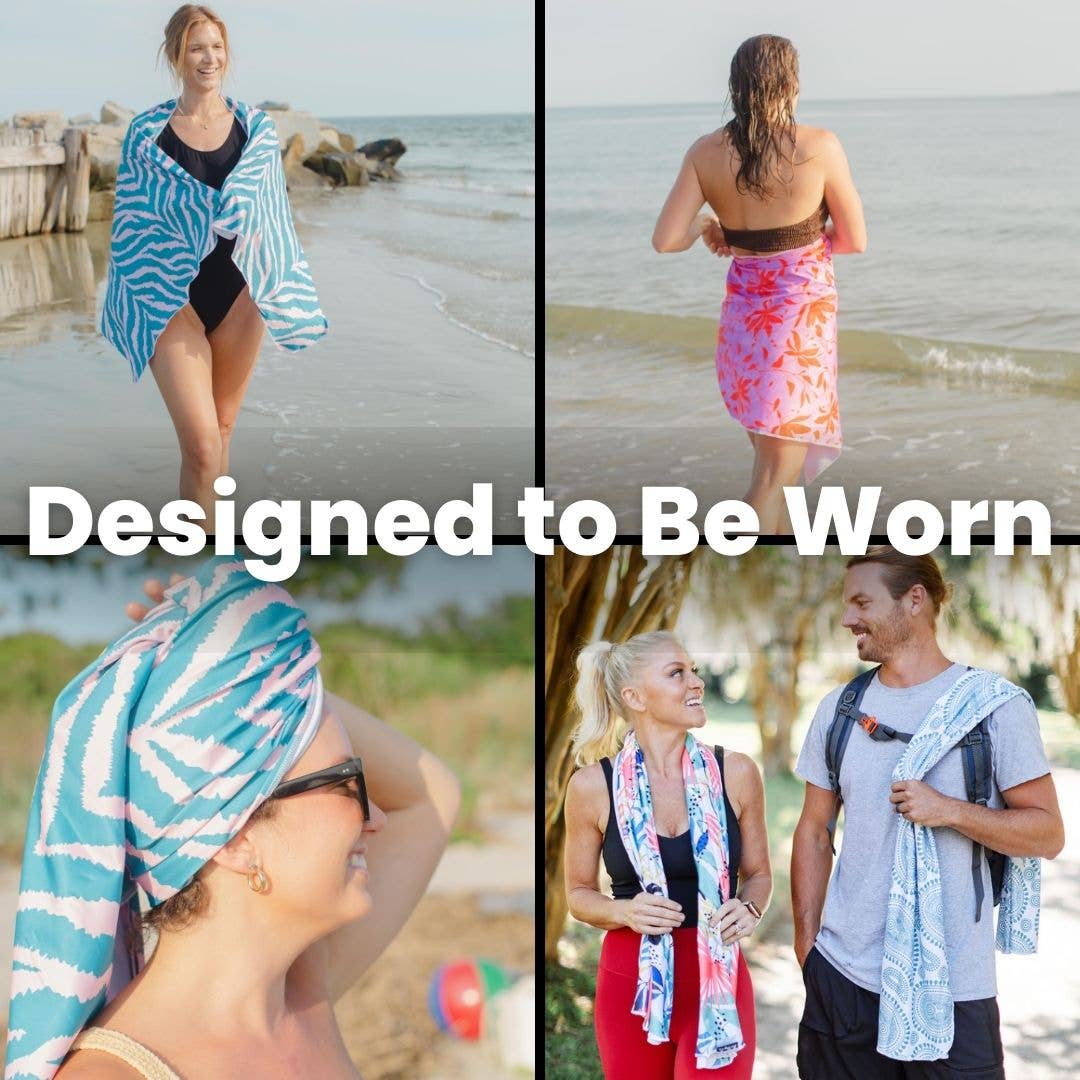 ROAM – wholesale Beach towel – UPF 50+ Beach Pool Towel - Full Size (Pineapple Fever)3