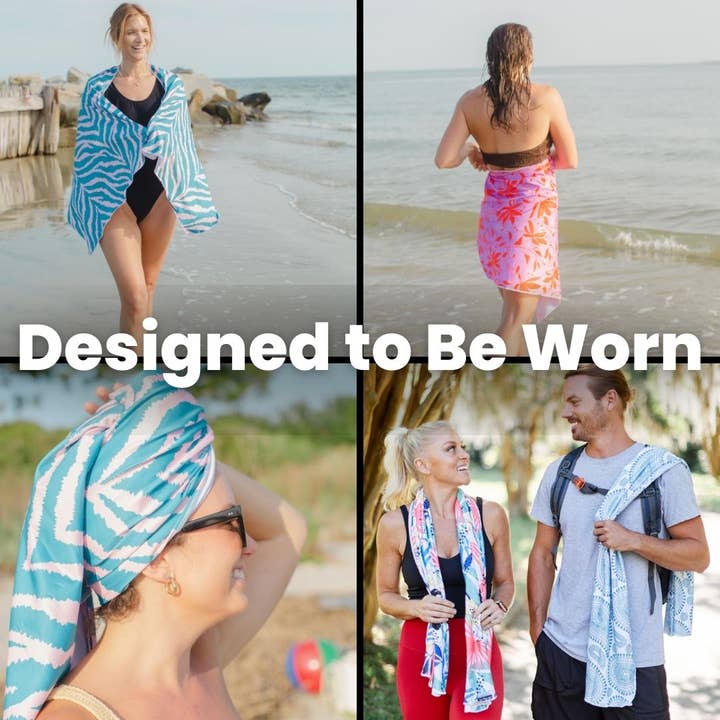 ROAM - Wholesale Hooded Towel - Kids & Baby - Kids UPF 50+ Beach Towel with Hood (Sea Turtles)3