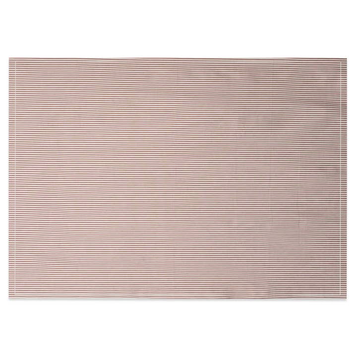 Heritage Lace - Wholesale Tablecloth - Ticking Stripe 60x84 Red White Cotton Tablecloth1