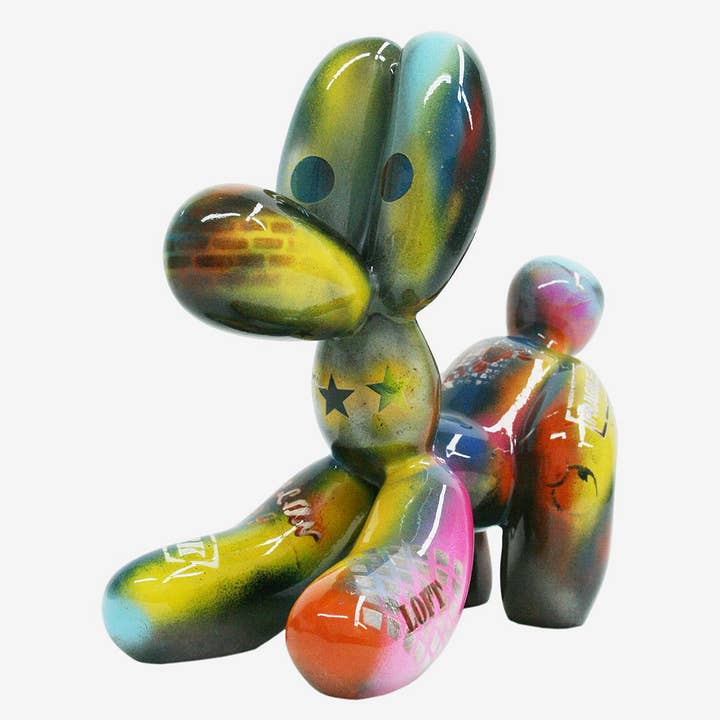 BALLON DOG FETCH SO URBAN - Handpainted Art Figure for wholesale by JULIARTE