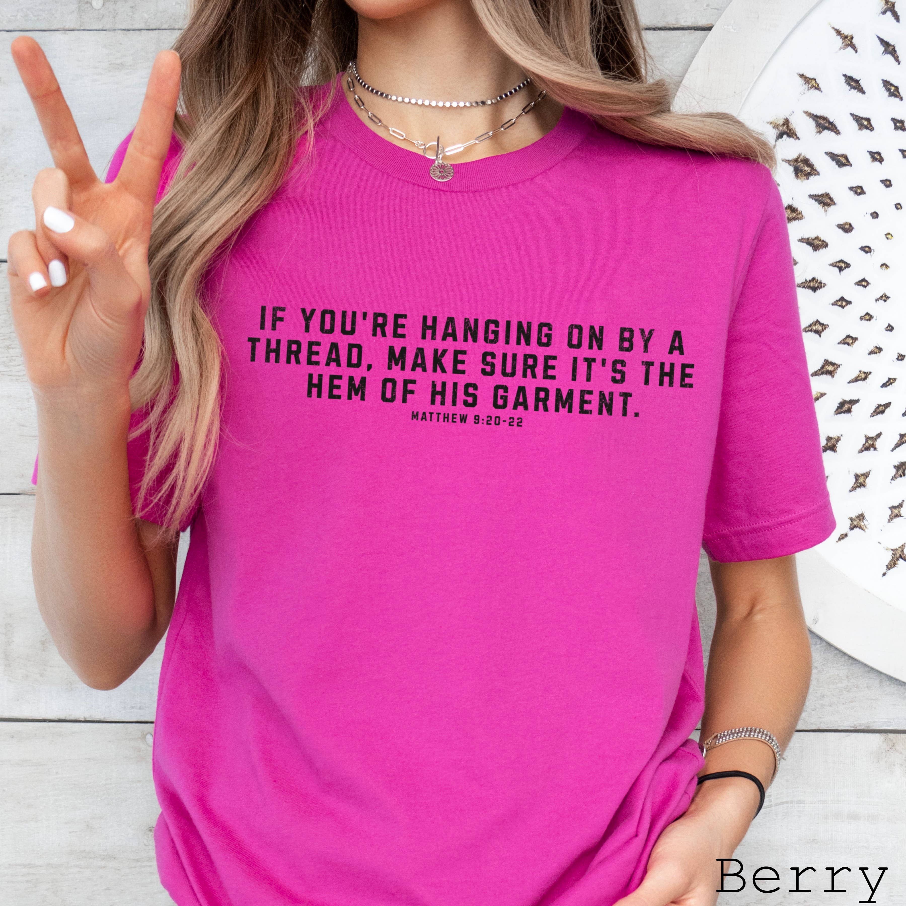 Shoppe SHC – wholesale T-shirt med logga - Dam – Om du hänger på en tråd T-shirt | Bella Canvas7