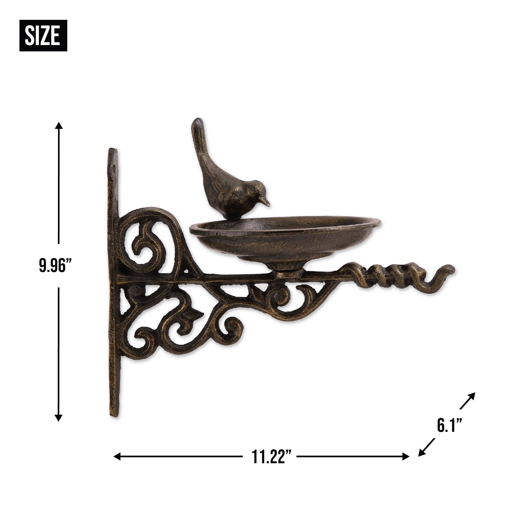 Design Imports - Wholesale Bird Feeder - Wall Mounted Ornate Bird Feeder1