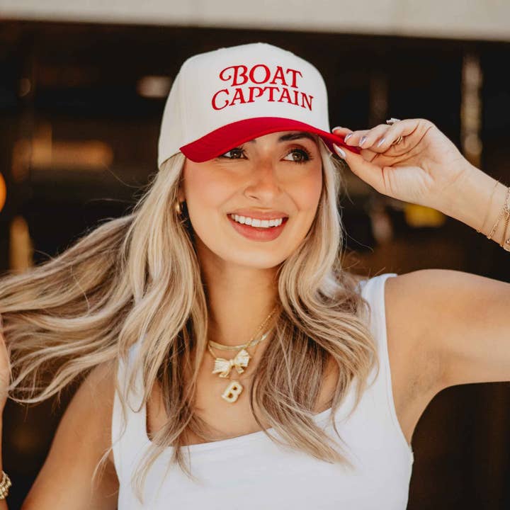 Katydid - Wholesale Trucker Hat - Women's - Boat Captain Two-Toned Retro Hat