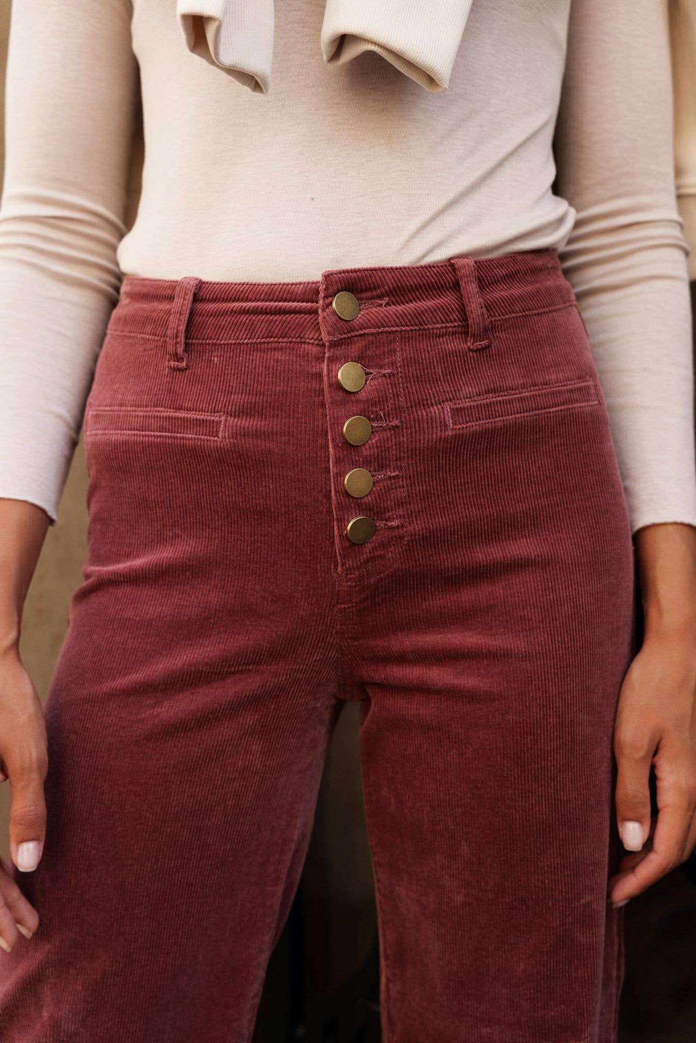 Oraije Paris – wholesale Pants – Women's – Valentina wide velvet pants44