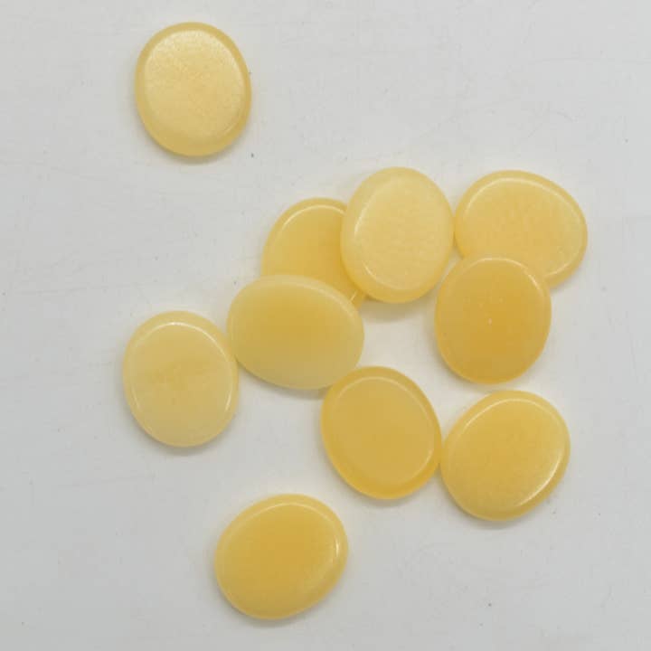 Calder Crystals - Wholesale Spiritual Stone/Crystal - Mini Crystal Oval Thumb Worry Stones - Choose from 108